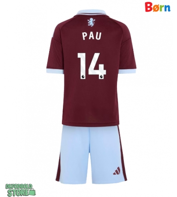 Aston Villa Pau Torres #14 Replika Babytøj Hjemmebanesæt Børn 2026-27 Kortærmet (+ Korte bukser)